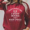 Book Reader That's What I Do Sniff Books And I Know Things Raglan Sleeve Sweatshirt Heather Dust Book Reader That's What I Do Sniff Books And I Know Things Raglan Sleeve Sweatshirt Heather Dust