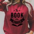Book Reading The Book Was Better Raglan Sleeve Sweatshirt Heather Dust Book Reading The Book Was Better Raglan Sleeve Sweatshirt Heather Dust