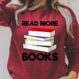Book Reading Books Librarian Read More Books Raglan Sleeve Sweatshirt Heather Dust