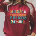 Book Reading It's Not Hoarding If It's Books Raglan Sleeve Sweatshirt Heather Dust Book Reading It's Not Hoarding If It's Books Raglan Sleeve Sweatshirt Heather Dust