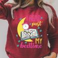Book Reading I Read Past My Bedtime Raglan Sleeve Sweatshirt Heather Dust
