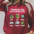 Book Reading Reviewing Books Free Time Bookworm Bookish Raglan Sleeve Sweatshirt Heather Dust