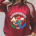 Book Reading Superheroes Like To Read Raglan Sleeve Sweatshirt Heather Dust Book Reading Superheroes Like To Read Raglan Sleeve Sweatshirt Heather Dust
