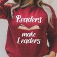 Book Reading Teacher Librarian Reader Raglan Sleeve Sweatshirt Heather Dust