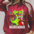 Book Readosaurus Dinosaur Books Library Reading Lovers Raglan Sleeve Sweatshirt Heather Dust Book Readosaurus Dinosaur Books Library Reading Lovers Raglan Sleeve Sweatshirt Heather Dust