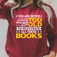 Book Restoration Never Too Old To Restorate Books Book Lover Raglan Sleeve Sweatshirt Heather Dust