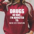 Book Restoration Raglan Sleeve Sweatshirt Heather Dust