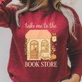Take Me To The Book Store Cozy Bookshop Cat Aesthetic Raglan Sleeve Sweatshirt Heather Dust Take Me To The Book Store Cozy Bookshop Cat Aesthetic Raglan Sleeve Sweatshirt Heather Dust