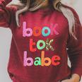 Book Tok Babe Bookish Woman Loves To Read Reading Novels Raglan Sleeve Sweatshirt Heather Dust Book Tok Babe Bookish Woman Loves To Read Reading Novels Raglan Sleeve Sweatshirt Heather Dust