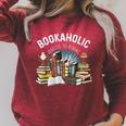 Bookaholic Addicted To Reading Book Lovers Literacy Raglan Sleeve Sweatshirt Heather Dust Bookaholic Addicted To Reading Book Lovers Literacy Raglan Sleeve Sweatshirt Heather Dust