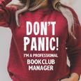Bookclub Manager Raglan Sleeve Sweatshirt Heather Dust