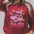 Bookcore Coquette Pinkoween Fall Into Stories Books Premium Tri-Blend Raglan Sleeve Sweatshirt Heather Dust Bookcore Coquette Pinkoween Fall Into Stories Books Premium Tri-Blend Raglan Sleeve Sweatshirt Heather Dust