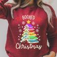 All Booked For Christmas Book Lovers Xmas Tree Women Raglan Sleeve Sweatshirt Heather Dust All Booked For Christmas Book Lovers Xmas Tree Women Raglan Sleeve Sweatshirt Heather Dust