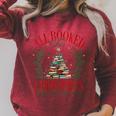 All Booked For Christmas Holly Xmas Jolly Book Club Teacher Raglan Sleeve Sweatshirt Heather Dust All Booked For Christmas Holly Xmas Jolly Book Club Teacher Raglan Sleeve Sweatshirt Heather Dust