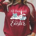 All Booked For Easter Librarian Core Book Reader Author Raglan Sleeve Sweatshirt Heather Dust All Booked For Easter Librarian Core Book Reader Author Raglan Sleeve Sweatshirt Heather Dust
