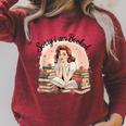 My Weekend Is Booked Reading Read Books Reader Nerd Raglan Sleeve Sweatshirt Heather Dust