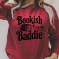 Bookish Baddie Reading Vibes Literary Lover Raglan Sleeve Sweatshirt Heather Dust Bookish Baddie Reading Vibes Literary Lover Raglan Sleeve Sweatshirt Heather Dust