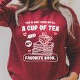 Bookish Book Worm Reading Librarian Raglan Sleeve Sweatshirt Heather Dust