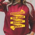 Bookmark You Mean Quitter Strip Literary Book Reading Raglan Sleeve Sweatshirt Heather Dust Bookmark You Mean Quitter Strip Literary Book Reading Raglan Sleeve Sweatshirt Heather Dust