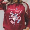 Books & Ballet Raglan Sleeve Sweatshirt Heather Dust