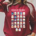 Books Of The Bible New Testament Christian Bible Reader Raglan Sleeve Sweatshirt Heather Dust