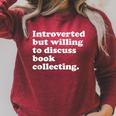 Books Book Collecting Men Women Or Kids Raglan Sleeve Sweatshirt Heather Dust