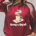 Books And Brews Coffee Reader Library Bibliophile Bookworm Raglan Sleeve Sweatshirt Heather Dust Books And Brews Coffee Reader Library Bibliophile Bookworm Raglan Sleeve Sweatshirt Heather Dust
