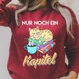 Books And Cats Saying Just One More Chapter Raglan Sleeve Sweatshirt Heather Dust Books And Cats Saying Just One More Chapter Raglan Sleeve Sweatshirt Heather Dust