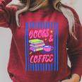 Books And Coffee Bookish Bookworm Reading Book Lover Women Raglan Sleeve Sweatshirt Heather Dust Books And Coffee Bookish Bookworm Reading Book Lover Women Raglan Sleeve Sweatshirt Heather Dust