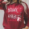 Books Cozy Nooks And Hot Cocoa Cute Fall Booklover Raglan Sleeve Sweatshirt Heather Dust Books Cozy Nooks And Hot Cocoa Cute Fall Booklover Raglan Sleeve Sweatshirt Heather Dust