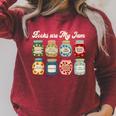 Books Are My Jam Shirt Book Lover Reader Reading Teacher Raglan Sleeve Sweatshirt Heather Dust