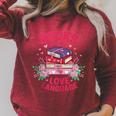 Books Are My Love Language Retro Bookish Pink Valentine Raglan Sleeve Sweatshirt Heather Dust