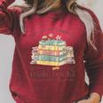Books Reading Lovers Bookworm You Can Buy More Books Raglan Sleeve Sweatshirt Heather Dust