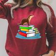 Books Sea Otter Teacher Raglan Sleeve Sweatshirt Heather Dust