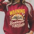The Books Won't Balance Themselves Bookkeeper Bookkeeping Raglan Sleeve Sweatshirt Heather Dust