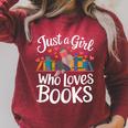 Bookworm Book Just A Girl Who Loves Books Raglan Sleeve Sweatshirt Heather Dust Bookworm Book Just A Girl Who Loves Books Raglan Sleeve Sweatshirt Heather Dust