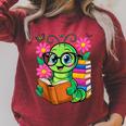 Bookworm Costume Kawaii Reading Worm For World Book Day Raglan Sleeve Sweatshirt Heather Dust Bookworm Costume Kawaii Reading Worm For World Book Day Raglan Sleeve Sweatshirt Heather Dust