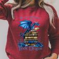 Bookworm I'm a Book Dragon Fantasy Reader Bookish Raglan Sleeve Sweatshirt Heather Dust