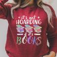 Bookworm Its Not Hoarding If Its Books Hoarding Raglan Sleeve Sweatshirt Heather Dust Bookworm Its Not Hoarding If Its Books Hoarding Raglan Sleeve Sweatshirt Heather Dust