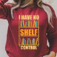 Bookworm Library Librarian Book Nerd Reading Raglan Sleeve Sweatshirt Heather Dust