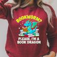 Bookworm Please I'm A Book Dragon Cute Nerds Fantasy Reader Raglan Sleeve Sweatshirt Heather Dust Bookworm Please I'm A Book Dragon Cute Nerds Fantasy Reader Raglan Sleeve Sweatshirt Heather Dust