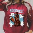 Booooks Cat Reading Book Ghosts Halloween Librarian Teacher For Men Women Kids Raglan Sleeve Sweatshirt Heather Dust Booooks Cat Reading Book Ghosts Halloween Librarian Teacher For Men Women Kids Raglan Sleeve Sweatshirt Heather Dust