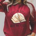 Boys In Books Are Better Raglan Sleeve Sweatshirt Heather Dust