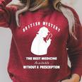 British Mystery Books Reader Crime Suspense Reading Lover Raglan Sleeve Sweatshirt Heather Dust
