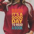 Bruh Its A Good Day To Read A Book Reading Teacher Mom Boys Raglan Sleeve Sweatshirt Heather Dust Bruh Its A Good Day To Read A Book Reading Teacher Mom Boys Raglan Sleeve Sweatshirt Heather Dust