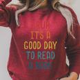 Bruh It`s A Good Day To Read A Book Reading Teacher Raglan Sleeve Sweatshirt Heather Dust Bruh It`s A Good Day To Read A Book Reading Teacher Raglan Sleeve Sweatshirt Heather Dust
