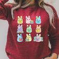 Bunny Reading Books Easter Day Teacher Librarian Book Women Raglan Sleeve Sweatshirt Heather Dust Bunny Reading Books Easter Day Teacher Librarian Book Women Raglan Sleeve Sweatshirt Heather Dust