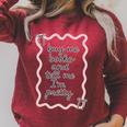 Buy Me Books And Tell Me I'm Pretty Book Lover Tee Premium Tri-Blend Raglan Sleeve Sweatshirt Heather Dust