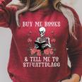 Buy Me Books And Tell Me To STFUATTDLAGG Skeleton Raglan Sleeve Sweatshirt Heather Dust Buy Me Books And Tell Me To STFUATTDLAGG Skeleton Raglan Sleeve Sweatshirt Heather Dust