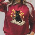 Cat On Book Flowers Cute Kitten Kitty Women Girls Kids Raglan Sleeve Sweatshirt Heather Dust Cat On Book Flowers Cute Kitten Kitty Women Girls Kids Raglan Sleeve Sweatshirt Heather Dust